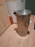 Metalen pedaalemmer - 20-30 liter, Gebruikt, Met pedaal, 50 tot 75 cm, Ophalen of Verzenden