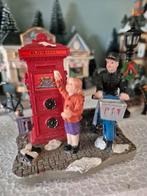 Kerstminiatuur: Brievenbus met PTT Postbode, Diversen, Ophalen of Verzenden, Gebruikt