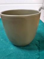 bloempot leger groen aardewerk, Ophalen of Verzenden, 'T Olde Gre-j, Info@toldegrej.nl, Endepoelstraat 20f Didam