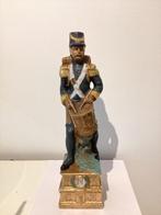 Keramische standbeeld Napoleontische soldaat jaren 70 35 cm, Ophalen of Verzenden, Gebruikt, Mens