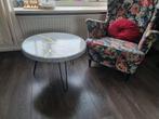 Betonnen tafeltje/bijzettafel/salontafel in kintsugi stijl., Huis en Inrichting, Tafels | Salontafels, Ophalen, 50 tot 100 cm