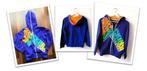 Outfitters Nation blauw vest knallende opdruk, maat XS, Outfitters Nation, Blauw, Ophalen of Verzenden, Gedragen