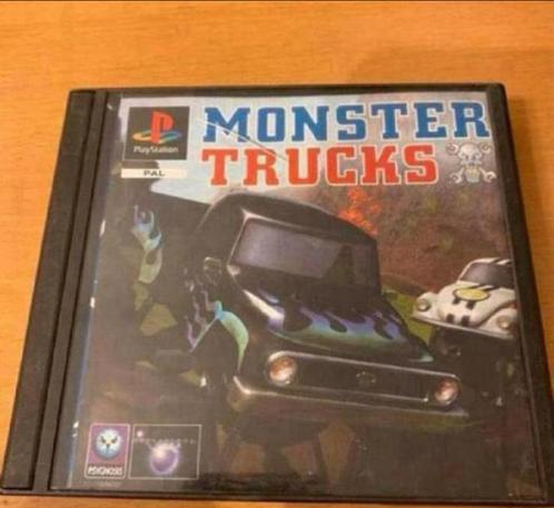 Monster trucks, Spelcomputers en Games, Games | Sony PlayStation 1, Zo goed als nieuw, Racen en Vliegen, 1 speler, Vanaf 7 jaar