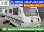 HOBBY EXCELLENT 470 MOVER + VOORTENT + DWARSBED + FIETSENDR, Caravans en Kamperen, Caravans, Rondzit, Hobby, Bedrijf, 6 tot 7 meter