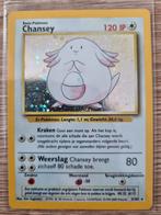 Chansey 3/102 Base Set, Ophalen of Verzenden, Zo goed als nieuw, Losse kaart