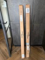 Rieten rolgordijnen 140 br x 160 h, Ophalen, 100 tot 150 cm, Bruin, Nieuw