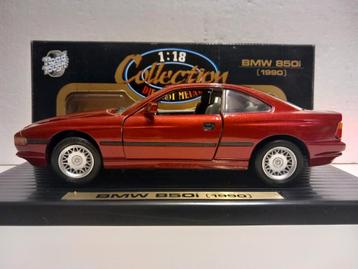 Bmw 850 i coupe dark red Road Tough metal 1:18 KRD beschikbaar voor biedingen