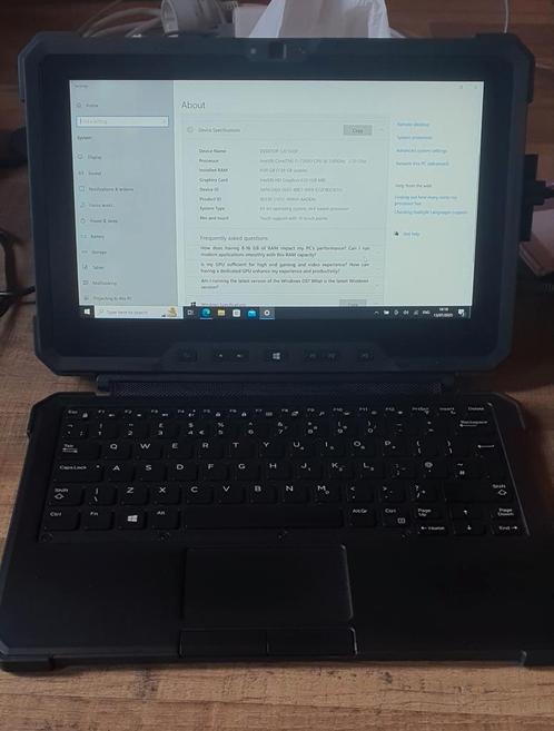 Simatic Field PG Tablet Tia Portal V20 met licences, Computers en Software, Windows Laptops, Zo goed als nieuw, SSD, Met touchscreen