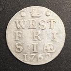 1769 Dubbele Wapenstuiver West-Friesland, Postzegels en Munten, Munten | Nederland, Vóór koninkrijk, Zilver, Losse munt, Overige waardes
