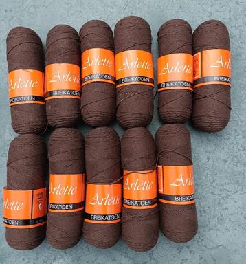 11x Bol 100% katoen ARLETTE haken breien 100 gr. (N31) beschikbaar voor biedingen