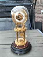 Directoire bronzen skelet pendule met stolp, Antiek en Kunst, Antiek | Klokken, Ophalen