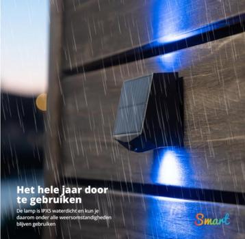 FlinQ Orion - Smart Solar Wandlamp - Solar Tuinverlichting beschikbaar voor biedingen