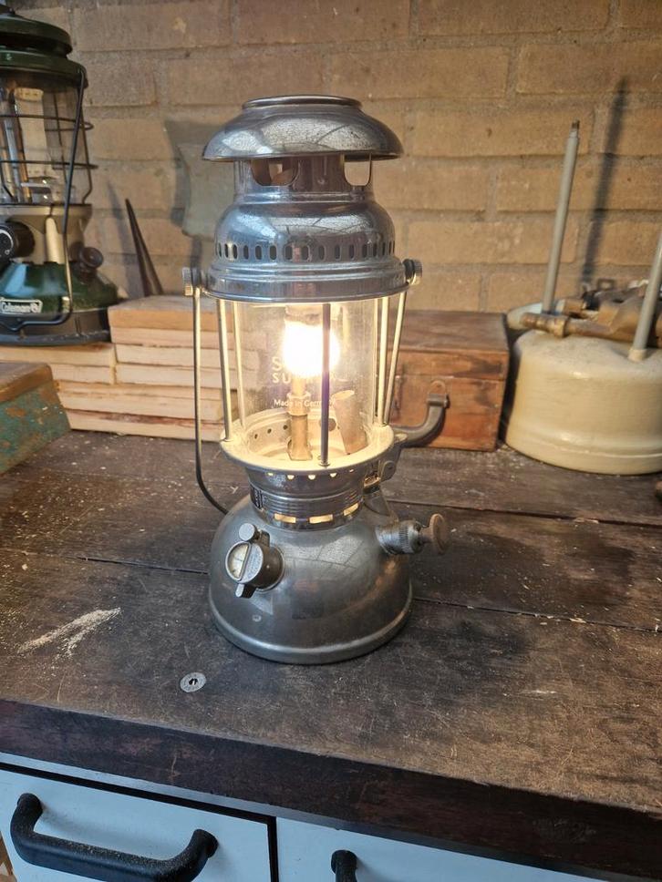 Petromax 827 petroleum vergasser 250cp., Antiek en Kunst, Antiek | Lampen, Ophalen of Verzenden