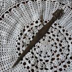 Briefopener HH 90 verzilverd melkmeisje hooikaas, Ophalen of Verzenden