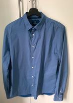 Scotch & Soda donkerblauw heren overhemd maat L, Blauw, Scotch and Soda, Ophalen of Verzenden, Zo goed als nieuw