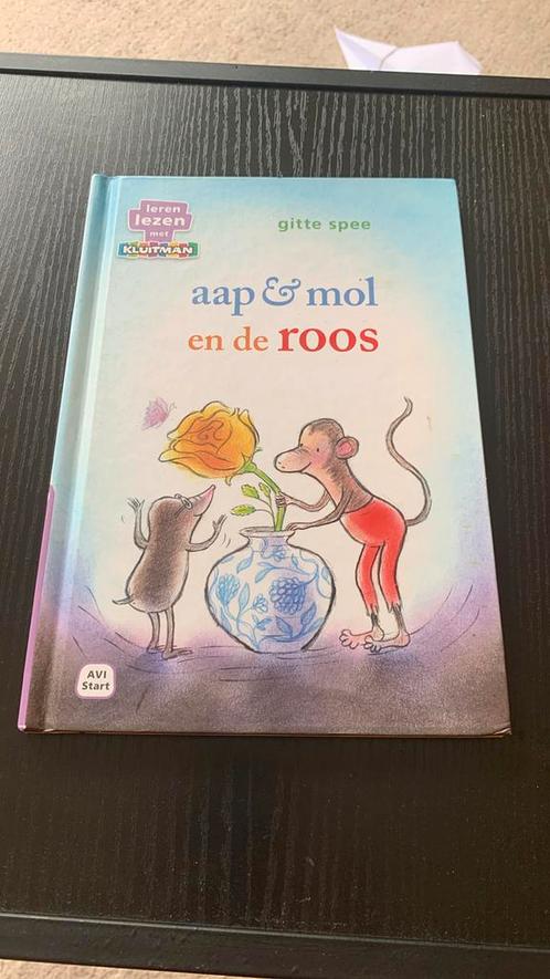 Gitte Spee - aap & mol en de roos, Boeken, Kinderboeken | Jeugd | onder 10 jaar, Zo goed als nieuw, Ophalen of Verzenden