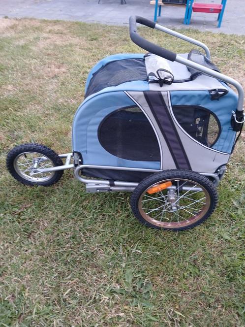 Ongebruikte honden wandel/fiets kar, Dieren en Toebehoren, Honden-accessoires, Zo goed als nieuw, Ophalen