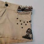 Supertrash beige shorts / korte broek vol kralen mt 26 36033, ., Beige, Ophalen of Verzenden, Zo goed als nieuw
