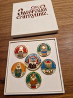 Complete set van 6 Russische Pins van Zagorotsk is Poppetje, Verzamelen, Nieuw, Sport, Verzenden