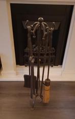 Nieuw 5-delig gietijzeren openhaard set / haardstel, Ophalen, Nieuw, Vrijstaande haard, Overige soorten