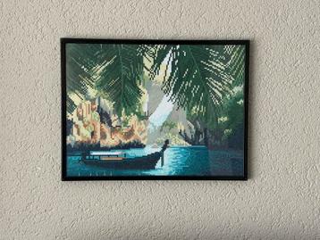 Diamond painting schilderij in lijst Jungle beschikbaar voor biedingen