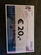 Hotel giftcard twv €20, Twee personen, Kortingsbon, Overige typen
