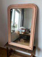 Oudroze antieke Franse spiegel, Antiek en Kunst, Antiek | Spiegels, 50 tot 100 cm, 100 tot 150 cm, Ophalen