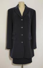 Donkerblauw rokpakje van Ulla Popken, Kleding | Dames, Maat 38/40 (M), Kostuum of Pak, Zo goed als nieuw, Verzenden