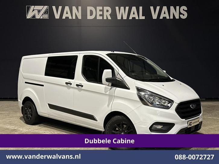 Ford Transit Custom 2.0 TDCI 131pk Automaat L2H1 Dubbele Cab, Auto's, Bestelauto's, Bedrijf, Te koop, ABS, Achteruitrijcamera