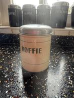 Emaille koffie bus creme met groen, Antiek en Kunst, Antiek | Emaille, Ophalen of Verzenden