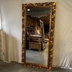 Barok spiegel - houten lijst - 200 x 100 cm - TTM Wonen, 50 tot 100 cm, Rechthoekig, Ophalen of Verzenden, 200 cm of meer