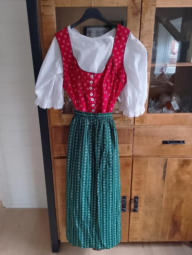 Dirndl Jurk - Maat XXL, Kleding | Dames, Jurken, Zo goed als nieuw, Maat 46/48 (XL) of groter, Rood, Onder de knie, Ophalen of Verzenden