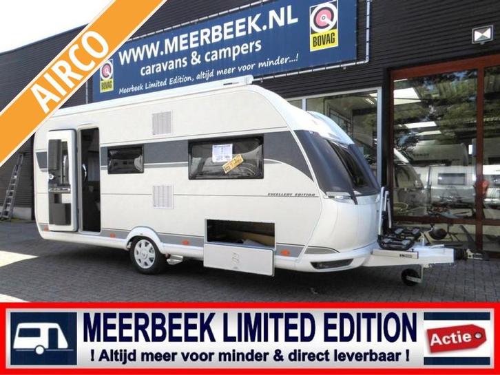 Hobby Excellent Edition 495 UL 4199,= KORTING +THULE &am, Caravans en Kamperen, Caravans, tot en met 4, 1000 - 1250 kg, Rondzit