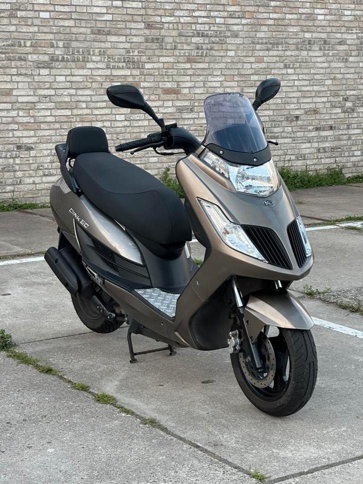 Kymco New Dink 50cc, Fietsen en Brommers, Scooters | Kymco, Zo goed als nieuw, Overige modellen, Maximaal 45 km/u, Benzine, Ophalen
