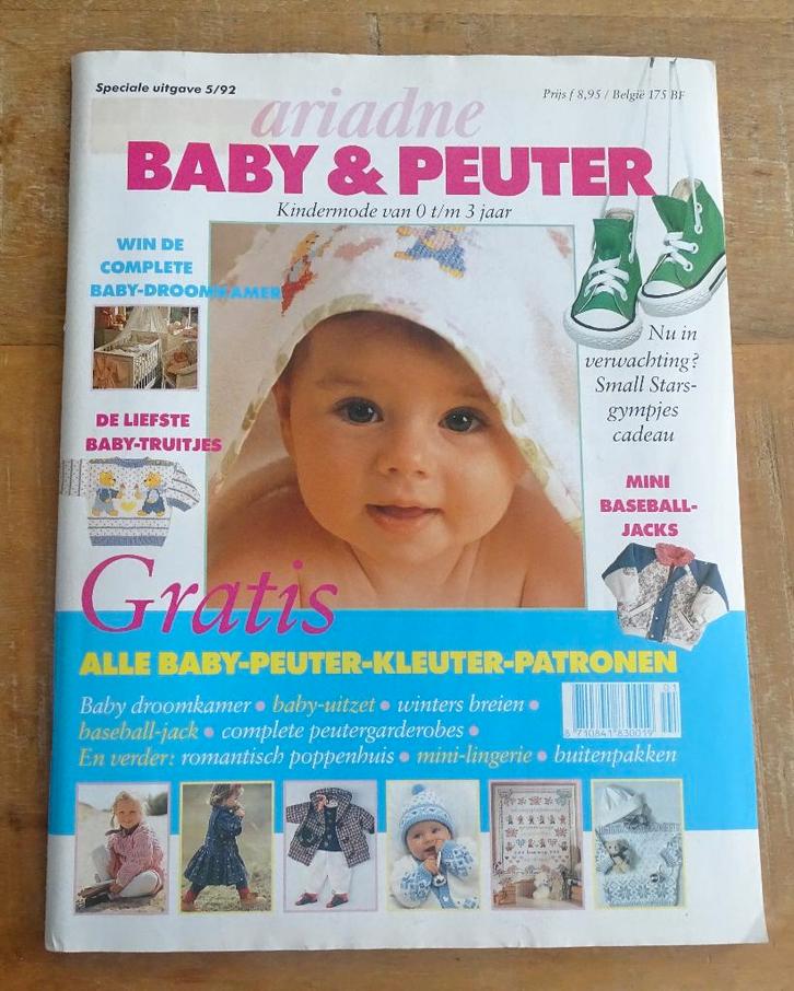 Ariadne baby en peuter nummer 5/1992 breien, naaien, Hobby en Vrije tijd, Kledingpatronen, Zo goed als nieuw, Kind, Overige merken