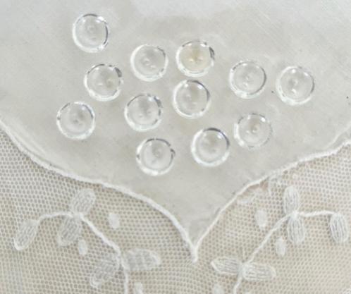 Franse vintage glazen knoopjes, Hobby en Vrije tijd, Naaien en Fournituren, Zo goed als nieuw, Knoop of Knopen, Ophalen of Verzenden
