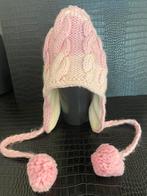 Bula bula dames muts roze/ crème met pompoenen en vervoerd, Ophalen of Verzenden, Zo goed als nieuw, Meisje, Muts