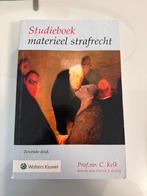 Studieboek Materieel Strafrecht - C. Kelk, Ophalen of Verzenden, Gamma, Zo goed als nieuw, WO