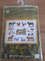 Permin borduurpakket boerderijdieren Country 70-6420, Ophalen of Verzenden, Nieuw, Handborduren, Borduurpakket