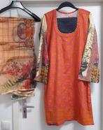 Maat M rozd geel geborduurde Indiase Marokkaanse jurk kamiz, Kleding | Dames, Ophalen of Verzenden, Nieuw, Maat 38/40 (M), Overige typen