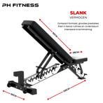 PH Fitness Verstelbare Schuin Verstelbare Trainingsbank, Ophalen, Benen, PH Fitness, Nieuw