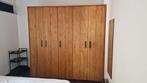 Eiken kledingkast Goossens Nord, Ophalen, 200 cm of meer, Eikenhout, Met hangruimte