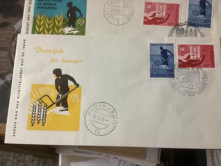 No4812 Suriname E25 anders Heb ook van Nederland jaargangen, Postzegels en Munten, Postzegels | Eerstedagenveloppen, Onbeschreven