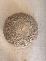 IKEA Sandared poef - beige - zo goed als nieuw, Ophalen, Rond, Zo goed als nieuw, Stof