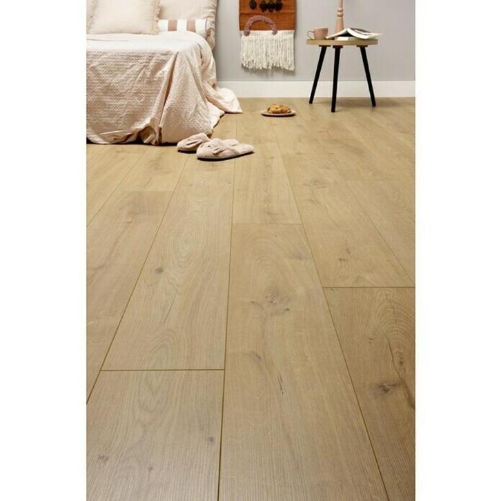 Laminaat Cando Basic Groove eiken natuur(14), Huis en Inrichting, Stoffering | Vloerbedekking, Nieuw, Laminaat, 75 m² of meer
