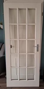 Binnendeur met glas, Ophalen, Gebruikt, 80 tot 100 cm, Binnendeur