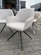 4 x nieuwe draaibare beige eetkamerstoelen, Huis en Inrichting, Stoelen, Ophalen, Zo goed als nieuw, Overige kleuren, Vijf, Zes of meer stoelen