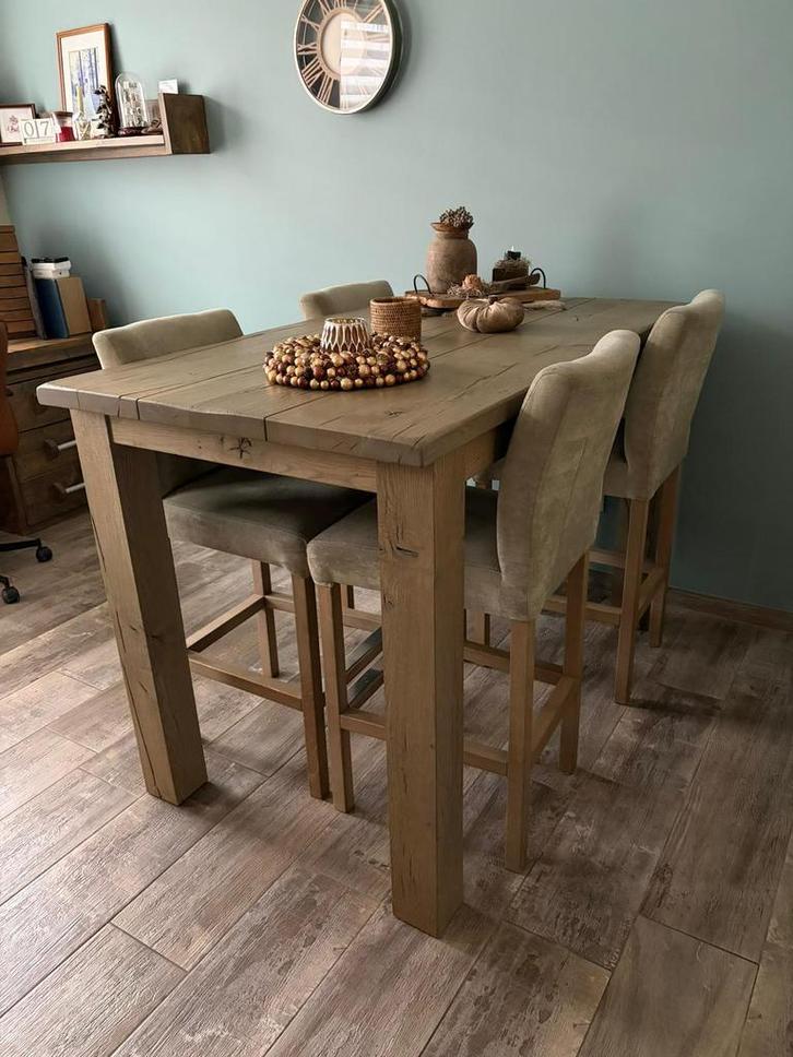 Eettafel - De Bommel - Eikenhout - Zo goed als nieuw!, Huis en Inrichting, Tafels | Salontafels, Zo goed als nieuw, 75 cm of meer