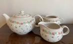 Laura Ashley Rosebud Vintage Theepot, Melkkan & Suikerpot, Antiek en Kunst, Ophalen of Verzenden