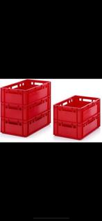 Stapelbak kunstof E2 met open handvaten 20 stuks, Doe-het-zelf en Verbouw, Kratten en Dozen, Ophalen, Gebruikt, 40 tot 60 cm, 50 tot 75 cm